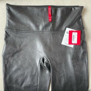 Spanx Faux Leather Leggings SP NWT